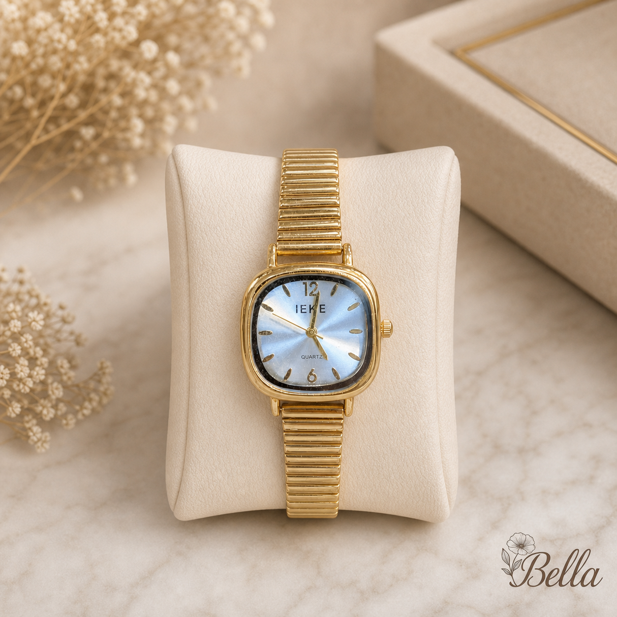 Montre IEKE "Rétro Chic" Dorée - Copie Originale