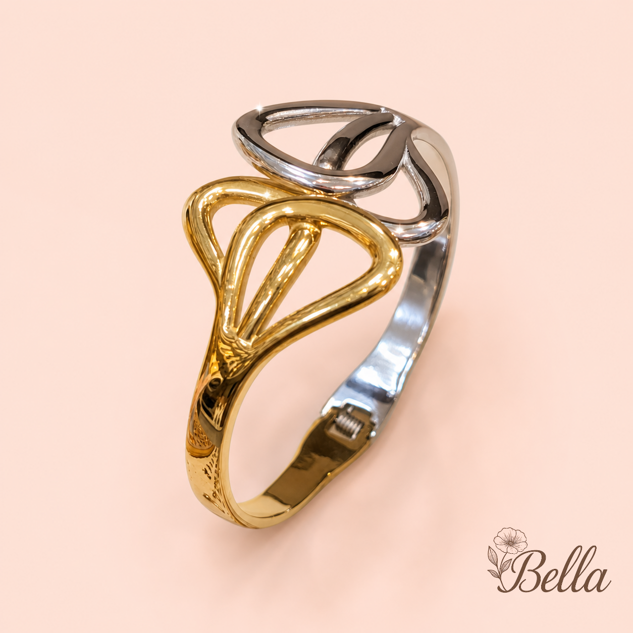 Bracelet Bicolore - En Acier Inoxydable