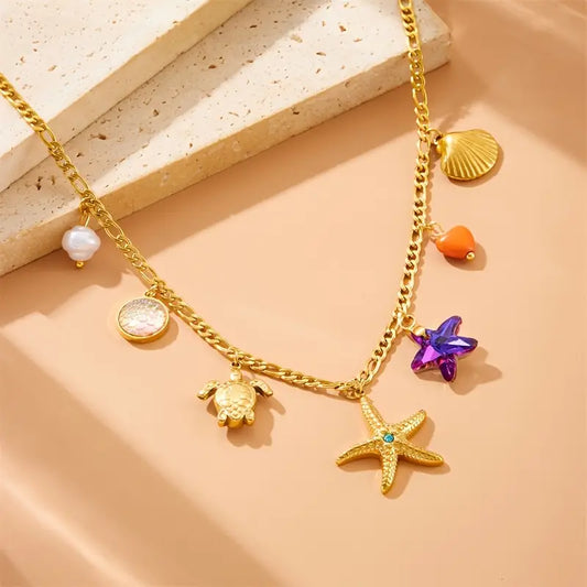 Collier « Brise d'Été » En Acier Inoxydable