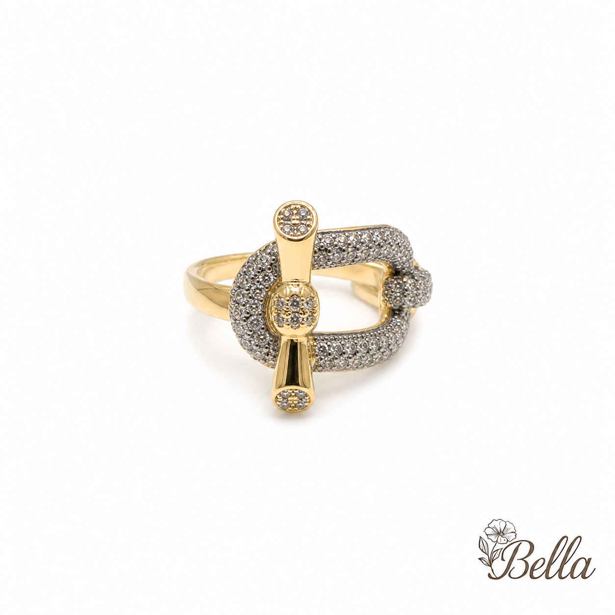 Bague Chic - En Plaqué Or Garanti