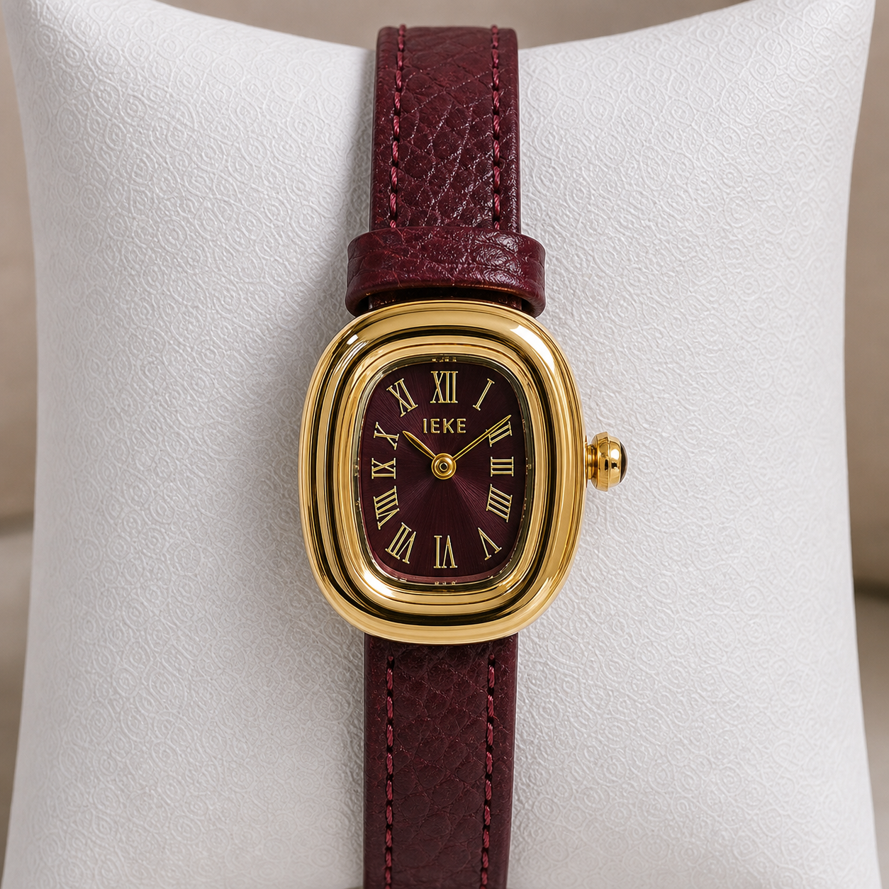 Montre IEKE "Rétro" Cuir - Originale Coffret