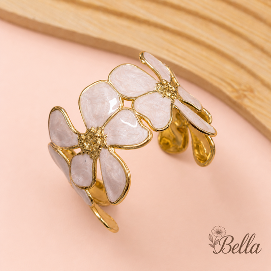 Bracelet Flora Nacré - En Acier Inoxydable