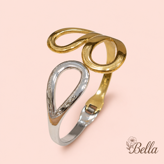 Bracelet Bicolore - En Acier Inoxydable