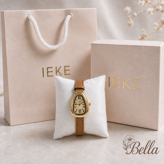 Montre IEKE "Cuir Marron" – Originale Coffret